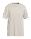Daniele Fiesoli Lab Man T-shirt Sage Green Size Xl Cupro, Cotton In Gray