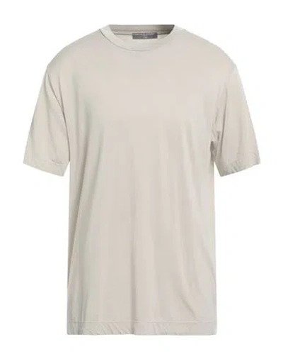 Daniele Fiesoli Lab Man T-shirt Sage Green Size Xl Cupro, Cotton In Gray