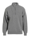 Daniele Fiesoli Lab Man Turtleneck Grey Size L Merino Wool, Cashmere
