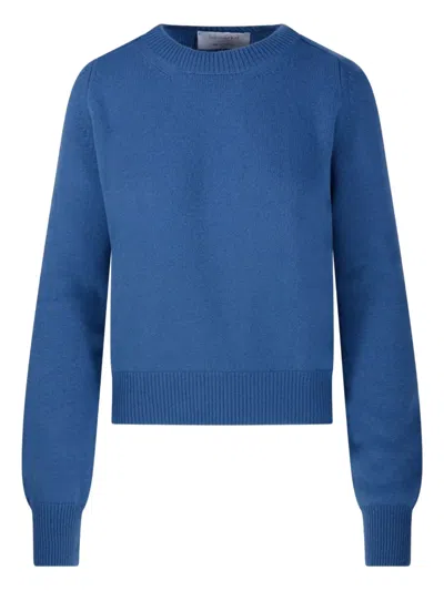 Daniele Fiesoli Long-sleeve Crew-neck Sweater In Blue