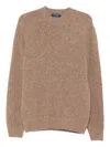 Daniele Fiesoli Long-sleeve Crew-neck Sweater In Brown