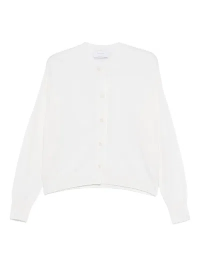 Daniele Fiesoli Cardigan Mit Langen Ärmeln In White