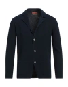 Daniele Fiesoli Man Blazer Midnight Blue Size L Cotton