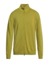 Daniele Fiesoli Man Cardigan Acid Green Size Xxl Cotton