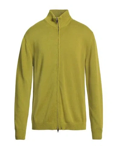 Daniele Fiesoli Man Cardigan Acid Green Size Xxl Cotton