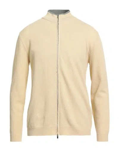 Daniele Fiesoli Man Cardigan Beige Size L Cotton In Nude