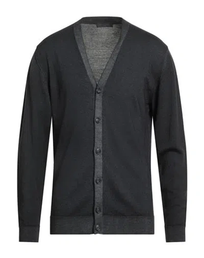 Daniele Fiesoli Man Cardigan Black Size Xl Merino Wool
