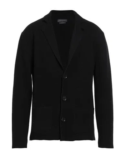Daniele Fiesoli Man Cardigan Black Size Xl Virgin Wool