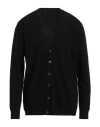 Daniele Fiesoli Man Cardigan Black Size Xxxl Merino Wool, Cashmere