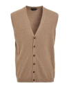 Daniele Fiesoli Man Cardigan Brown Size M Wool, Cashmere In Brown