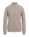Daniele Fiesoli Man Cardigan Light Grey Size Xl Wool, Cashmere