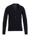 Daniele Fiesoli Man Cardigan Midnight Blue Size S Merino Wool, Cashmere