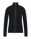 Daniele Fiesoli Man Cardigan Navy Blue Size M Merino Wool, Acrylic In Navy Blue