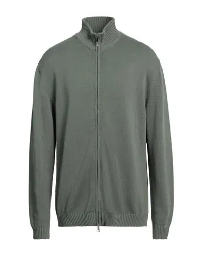 Daniele Fiesoli Man Cardigan Sage Green Size M Cotton
