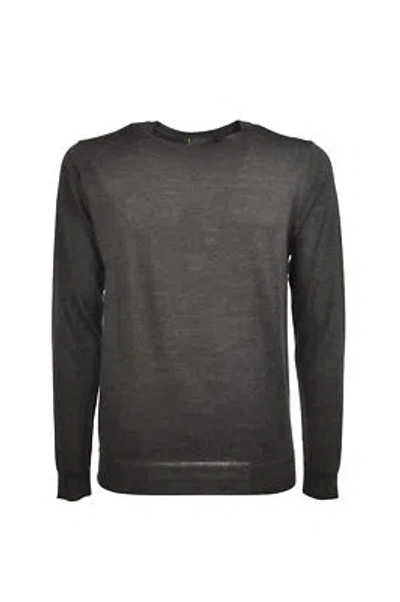 Pre-owned Daniele Fiesoli Man Maglia Paricollo Grigio Piombo 16139