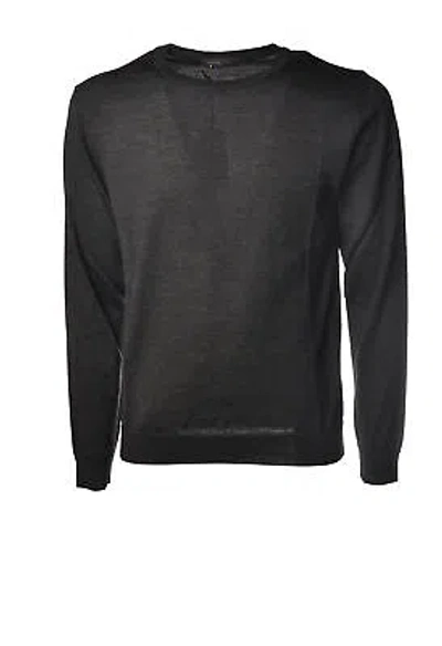 Pre-owned Daniele Fiesoli Man Maglia Manica Lunga Grey 12768 In Gray
