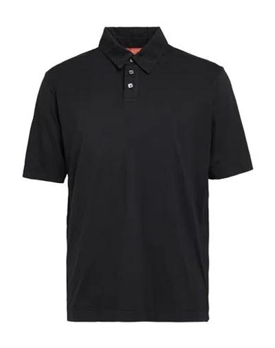 Daniele Fiesoli Man Polo Shirt Black Size Xl Cotton