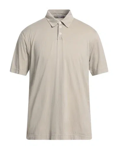 Daniele Fiesoli Man Polo Shirt Grey Size L Cotton