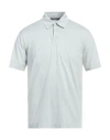 Daniele Fiesoli Man Polo Shirt Light Grey Size M Cotton