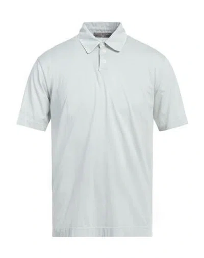 Daniele Fiesoli Man Polo Shirt Light Grey Size M Cotton