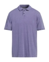 Daniele Fiesoli Man Polo Shirt Lilac Size L Cotton In Purple