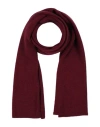 Daniele Fiesoli Man Scarf Burgundy Size - Cashmere In Red