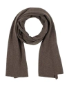Daniele Fiesoli Man Scarf Taupe Size - Cashmere In Gray