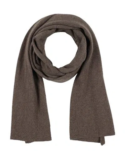Daniele Fiesoli Man Scarf Taupe Size - Cashmere In Gray