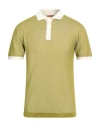Daniele Fiesoli Man Sweater Acid Green Size L Cotton In Green
