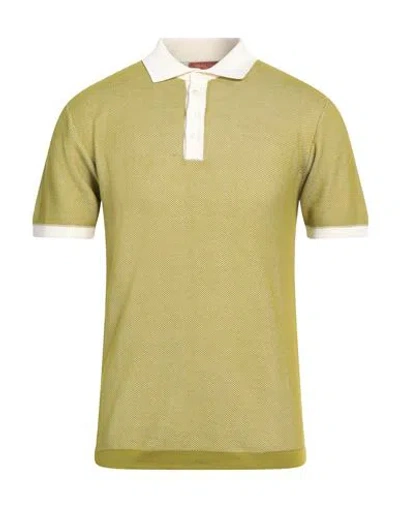 Daniele Fiesoli Man Sweater Acid Green Size L Cotton