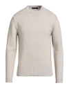 Daniele Fiesoli Man Sweater Beige Size L Wool