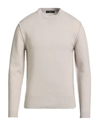 Daniele Fiesoli Man Sweater Beige Size L Wool In White
