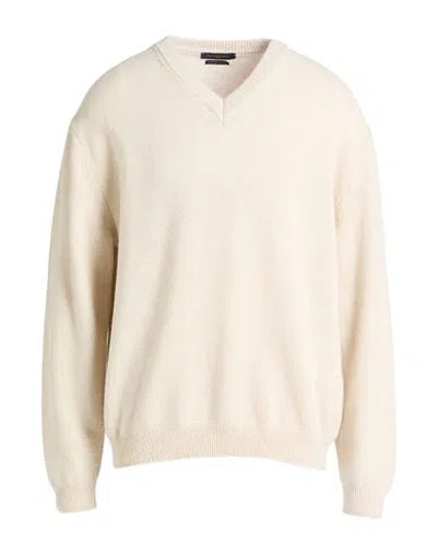 DANIELE FIESOLI DANIELE FIESOLI MAN SWEATER BEIGE SIZE L WOOL, CASHMERE