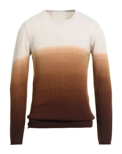 Daniele Fiesoli Man Sweater Beige Size M Cashmere