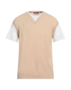 Daniele Fiesoli Man Sweater Beige Size M Cotton