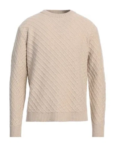 Daniele Fiesoli Man Sweater Beige Size M Merino Wool, Cashmere