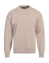 Daniele Fiesoli Man Sweater Beige Size M Virgin Wool, Cashmere