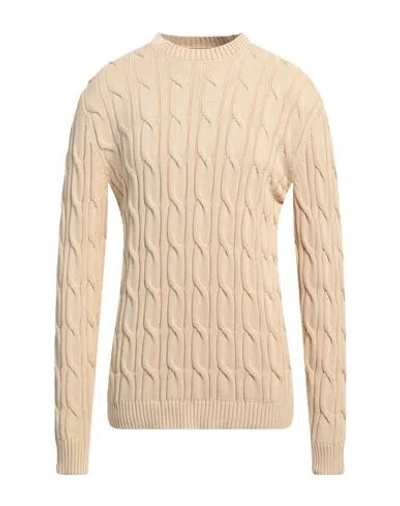 Daniele Fiesoli Man Sweater Beige Size Xxl Cotton
