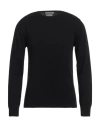 Daniele Fiesoli Man Sweater Black Size L Cashmere