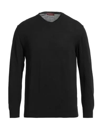 Daniele Fiesoli Man Sweater Black Size L Cotton