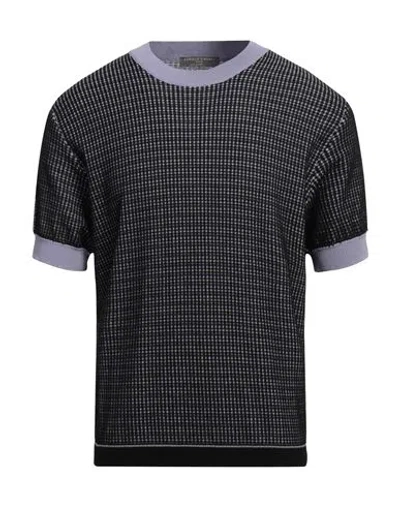 Daniele Fiesoli Man Sweater Black Size L Cotton