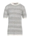 Daniele Fiesoli Man Sweater Black Size L Linen, Cotton, Polyamide