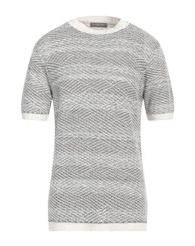 Daniele Fiesoli Man Sweater Black Size L Linen, Cotton, Polyamide