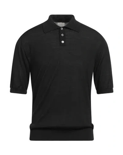 Daniele Fiesoli Man Sweater Black Size L Merino Wool