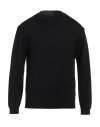 Daniele Fiesoli Man Sweater Black Size L Merino Wool