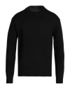 Daniele Fiesoli Man Sweater Black Size L Merino Wool, Acrylic