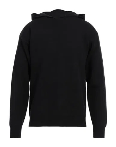 Daniele Fiesoli Man Sweater Black Size L Merino Wool, Cashmere