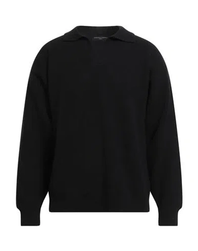 Daniele Fiesoli Man Sweater Black Size L Merino Wool, Cashmere