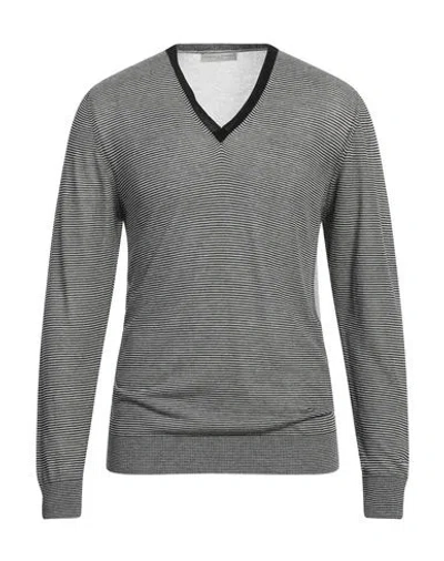 Daniele Fiesoli Man Sweater Black Size L Viscose, Polyamide