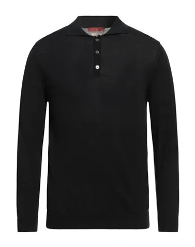Daniele Fiesoli Man Sweater Black Size M Cotton In Black